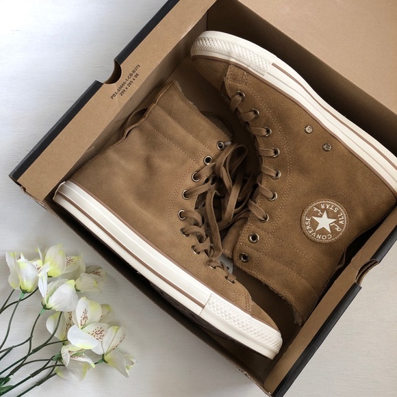 Converse Shoes - Converse  Taylor Hi-Rise Suede Shearling sneakers